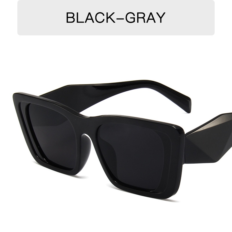Kacamata Hitam Bentuk Persegi Panjang Oversized Warna Jelly Gaya Retro Untuk Pria