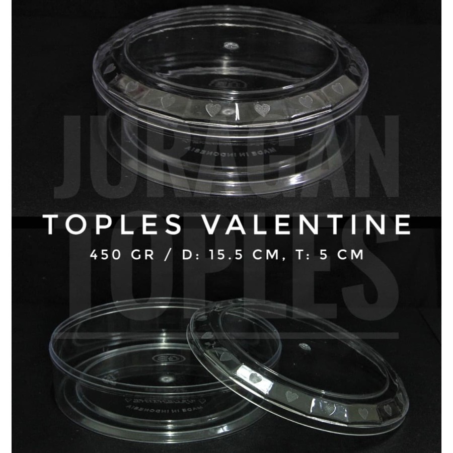 Gaya Baru Valentine Toples Bulat 500 Gram GB BAYABARU