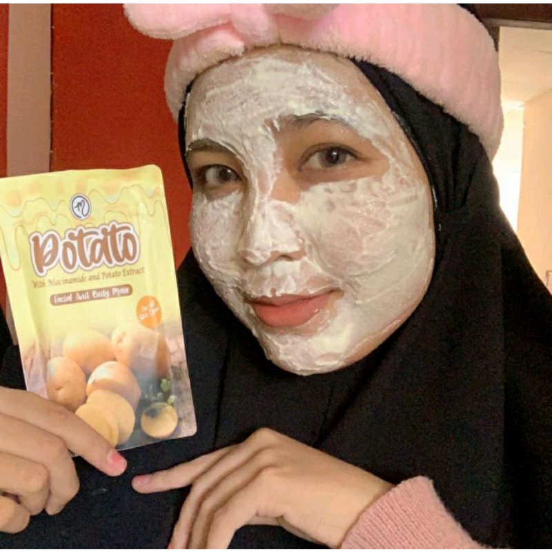 READY LULUR KENTANG MEANTEA / LULUR BADAN / LULUR WAJAH / LULUR TANGAN / LULUR KENTANG