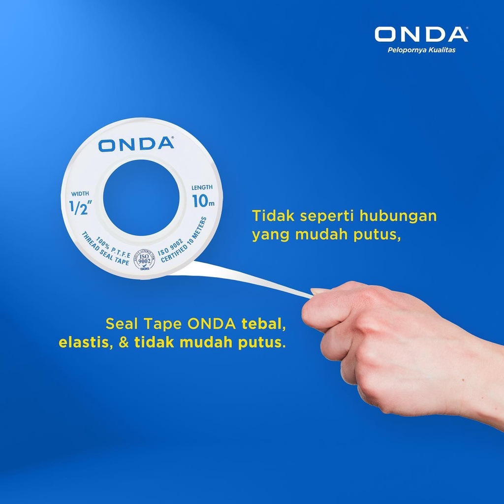 ONDA Seal Tape ST01 12mm 1/2&quot; Solatip Kran sealtape