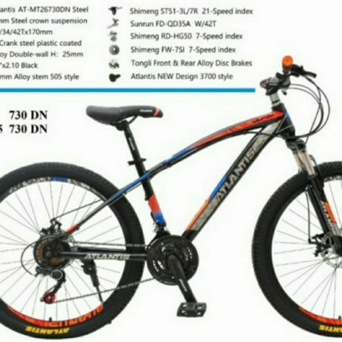 Sepeda gunung atlantis 26 inch
