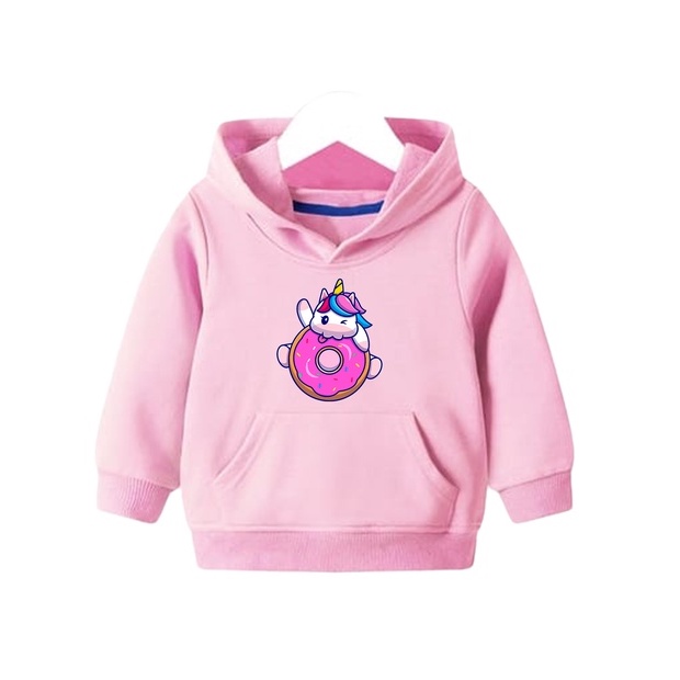 Sweater Anak Uni Donut Hoodie Anak Fleece