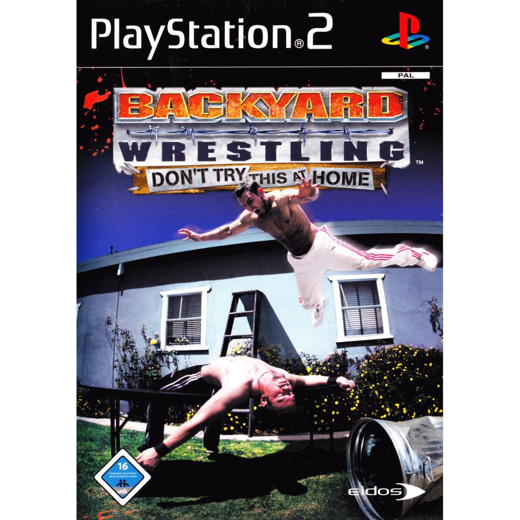 Dvd Game Ps2 Backyard Wrestling Dont Try This At Home Shopee Indonesia