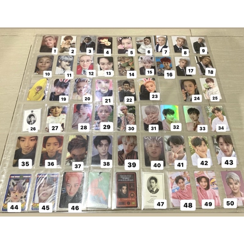 PHOTOCARD CHANYEOL OFFICIAL