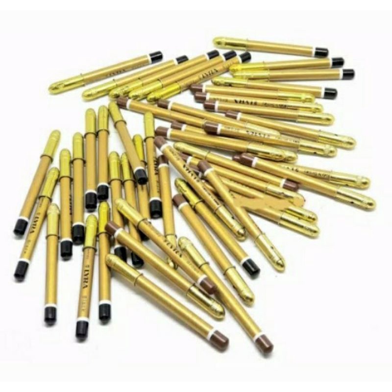 pensil alis lira warna hitam 1lusin // 12 pcs