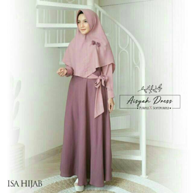 AISYAH DRESS BY ISA HIJAB