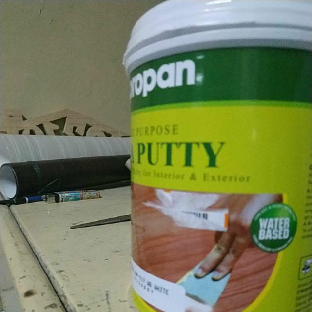 Propan Aqua Putty Dempul Duco Kayu Waterbased