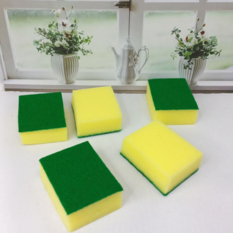 Spon Cuci Piring Isi 12Pcs Busa Cuci Piring Serbaguna Asgar