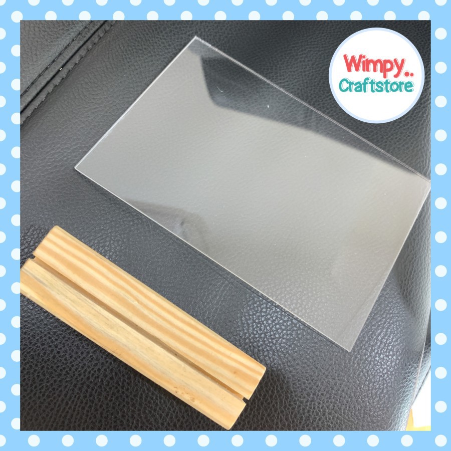

Wimpy Display Akrilik Lembaran Stand Dudukan Akrilik DIY Grafir Akrilik