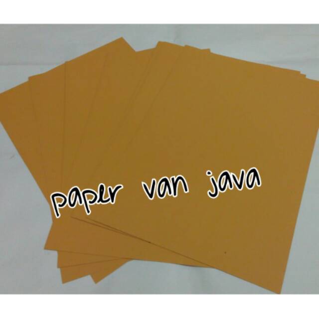 Kertas BC ( Briefcard ) Coklat A4