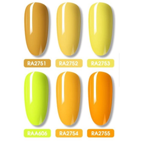 Rosalind YELLOW SERIES Gel Nail Polish UV LED / Kutek / Cat Kuku