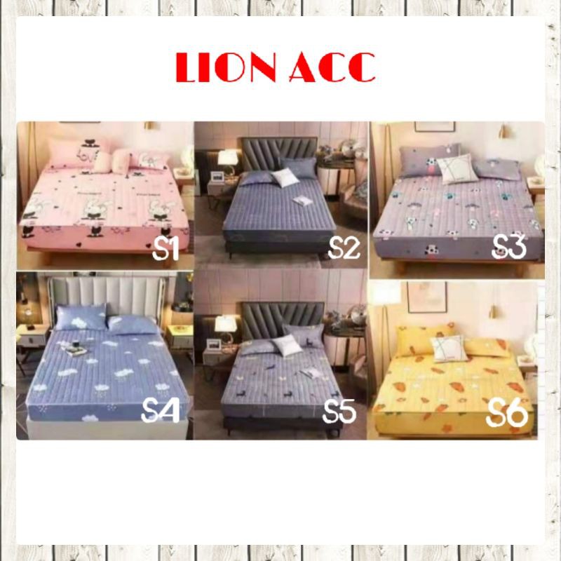 Sprei Sultan Waterproof Ukuran 180x200 Anti Air Import Bed Protector