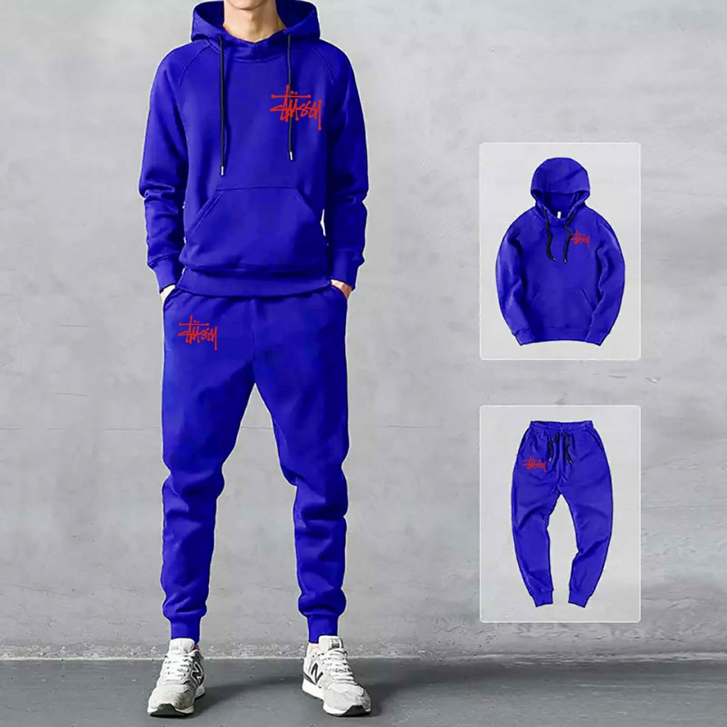 COD/ARPIOS SHOP// KEREN !!! STELAN TUSS SATU SET ( HOODIE + JOGGER ) SETELAN PRIA WANITA