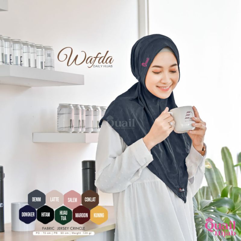 Hijab Wafda Original Quail