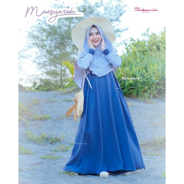 GAMIS MAESYAROH SATU SET HIJAB •  ZABANNIA