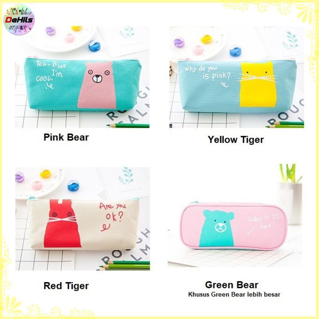 

TP005 Tempat Pensil Tiger and Bear Terlaris