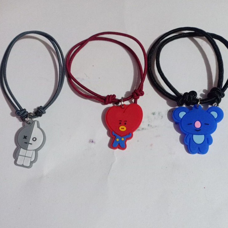 murah gelang kartun BTS karet