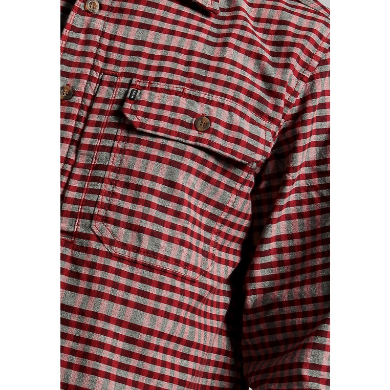 Kemeja Pria Original MGEE Outdoor Lengan Panjang Distric 020 Red