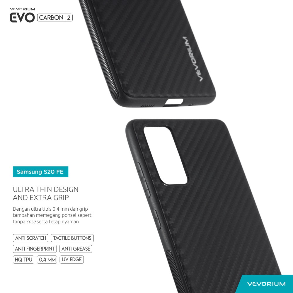 VEVORIUM EVO CARBON Samsung Galaxy S20 FE Soft Case Softcase