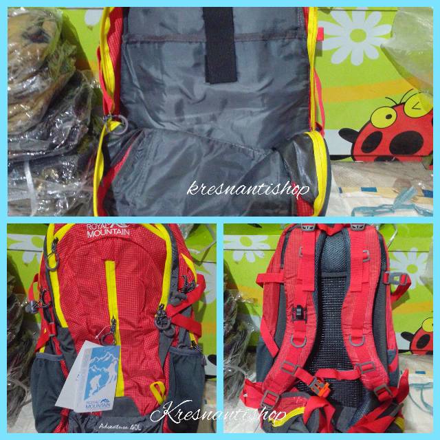 Tas ransel gunung royal mountain 40 L Original