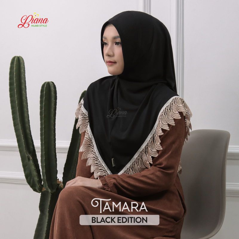 TAMARA OVAL BLACK EDITION BY LIANA HIJAB