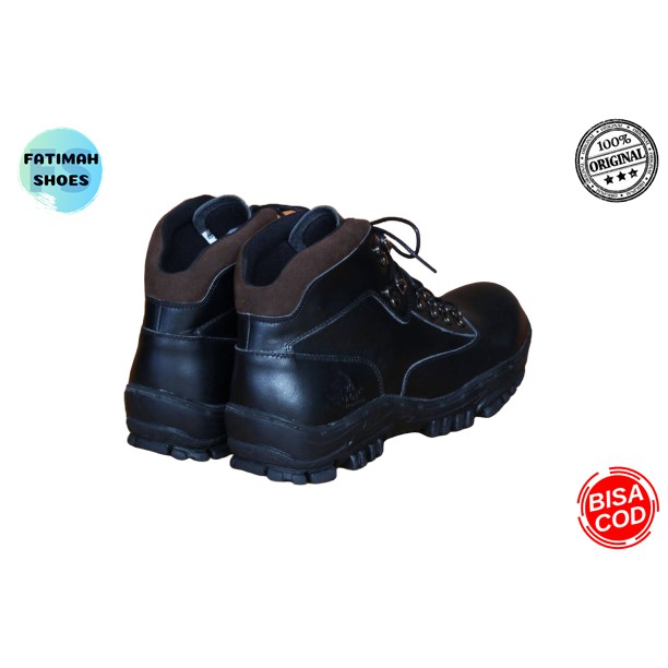 Sepatu Safety Pria Ujung Besi Sepatu Kulit Boots Pria Sepatu Tracking Pria Sepatu Kerja Proyek Pria