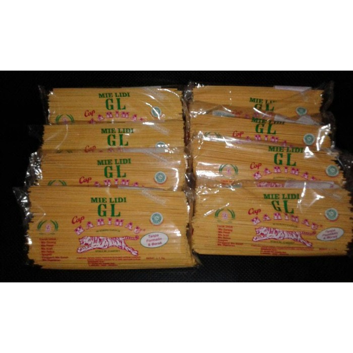 

s574gfd Mie Lidi Medan / Mie Gombak / Spageti Batak / Mie Batak 1 Kg - Mie Lidi Putih Ff064151E