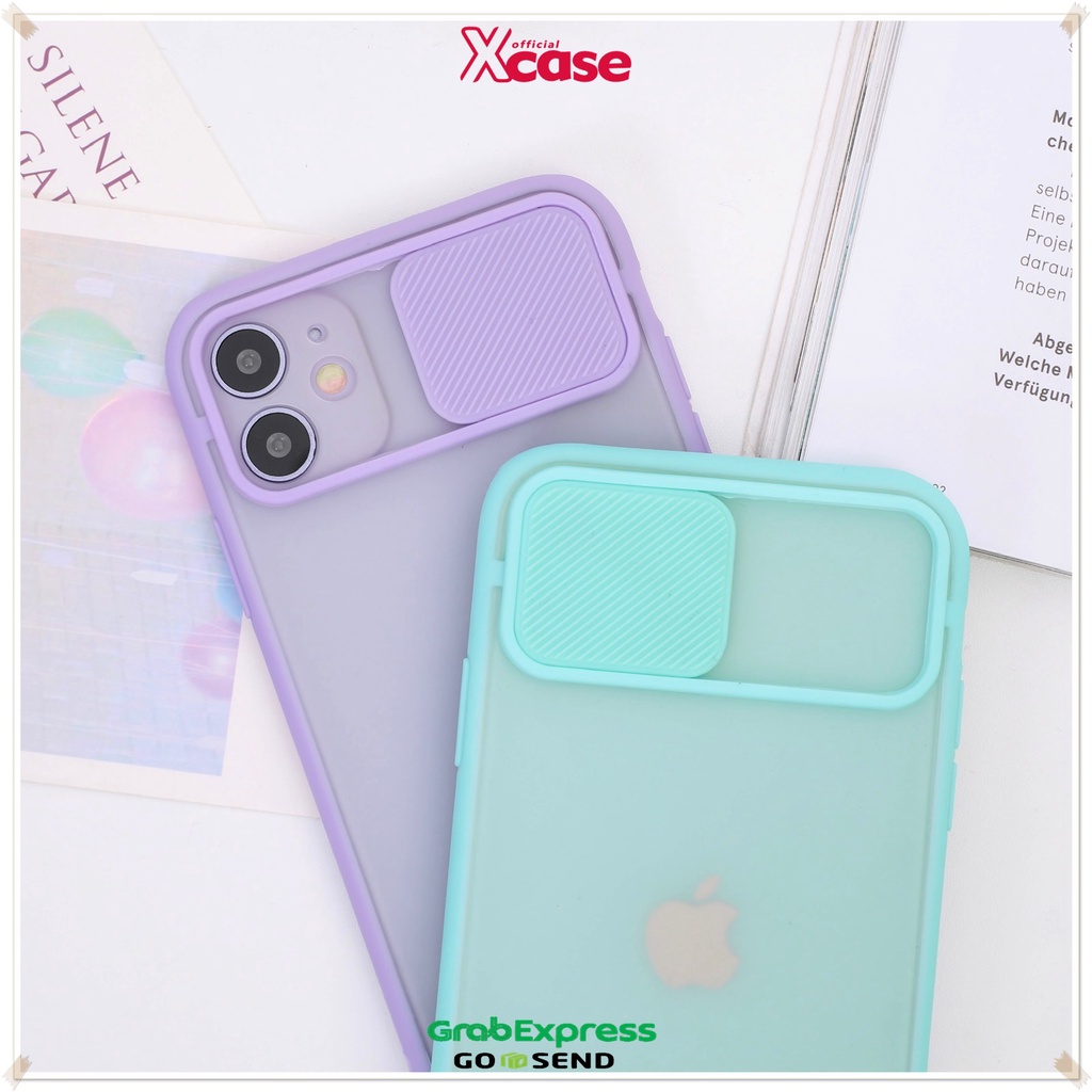 Soft Case iPhone 11 XS X XR 6+ 7+ 8+ SE 6 7 8 PRO MAX - Protection Clear Slide Camera Case