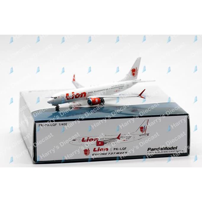 Unik Panda 1/400 B737-Max8 Lion Air "Pk-Lqf" Terlaris