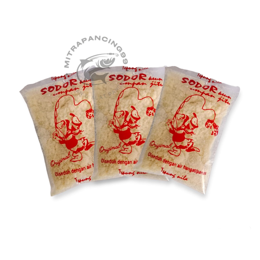 Umpan Sodor Tepung Nila - Umpan Pancing Ikan Per Pack (isi 20)