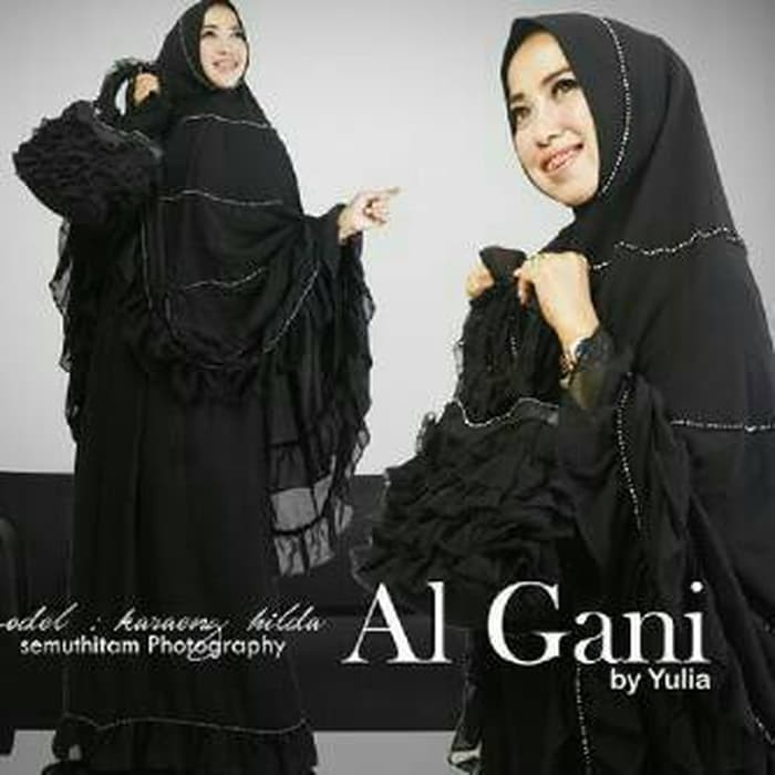 Diskon !!! Azurra Shop Mukena Ruffle Ori Al Gani Mekena Dewasa Fashion Muslim Murah