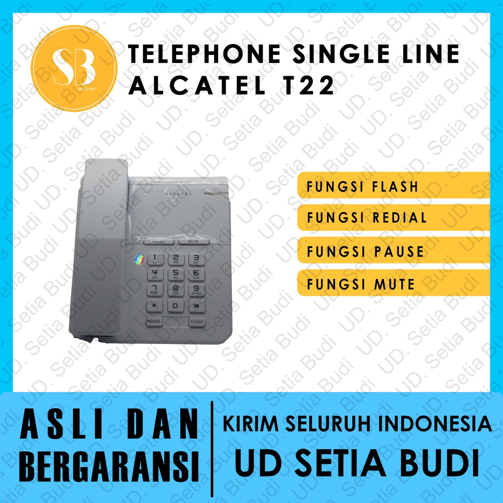 Telephone Single Line Alcatel T22 Asli dan bergaransi