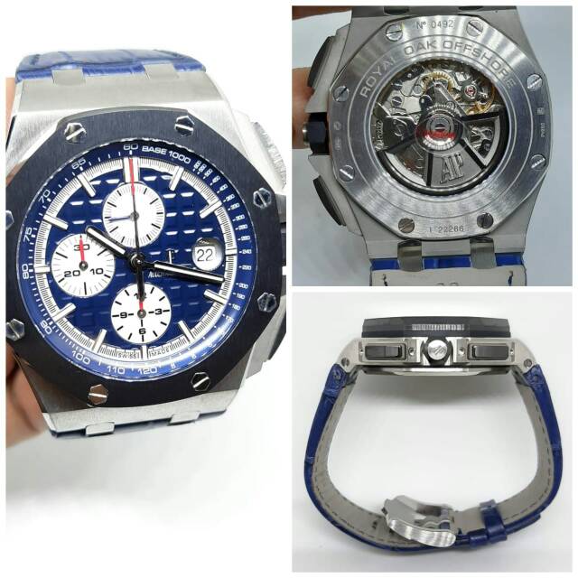 JAM TANGAN PRIA AP NOVELTY CRONO AKTIF AUTOMATIC SWISS SUPER PREMIUM