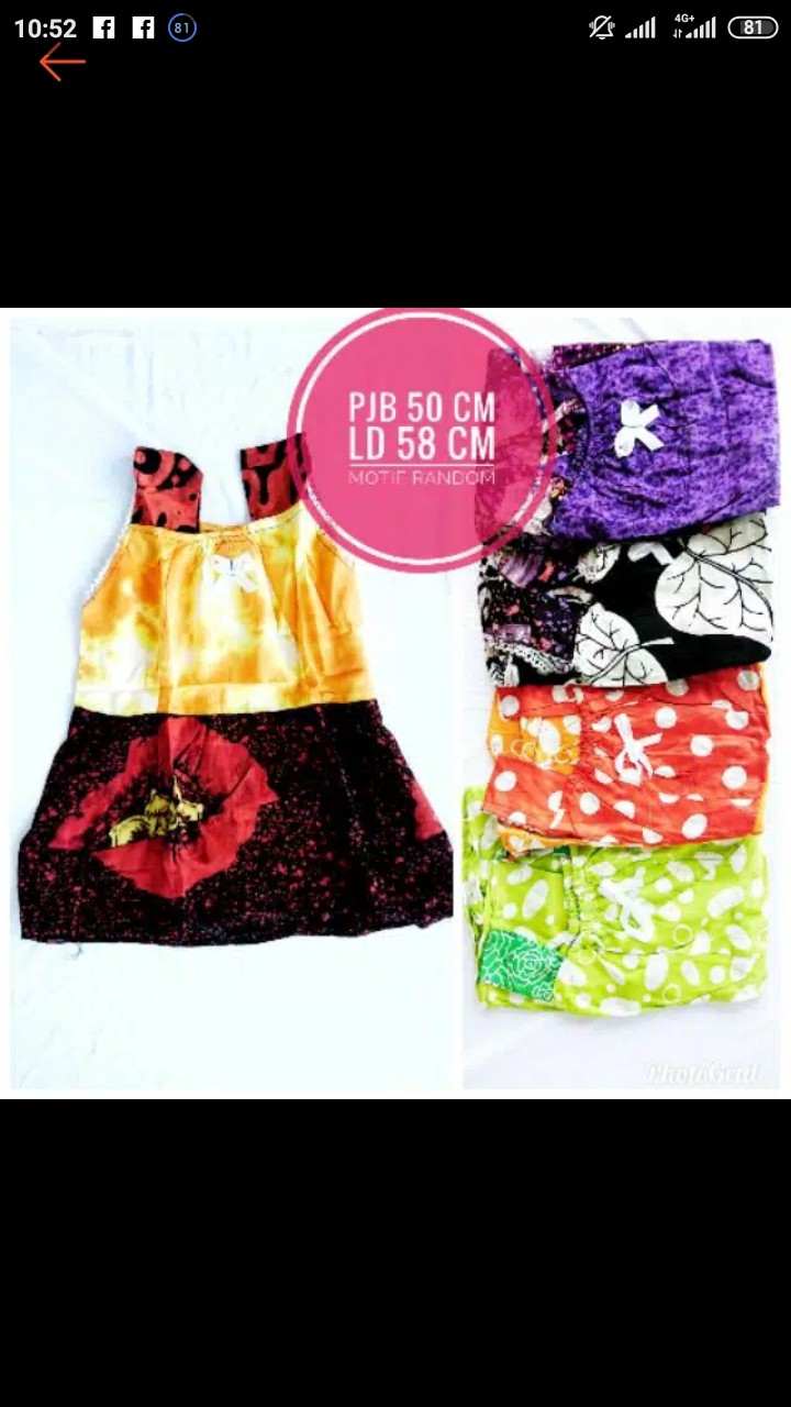 Dress Batik Anak, Atasan Batik Anak Grosir Murah
