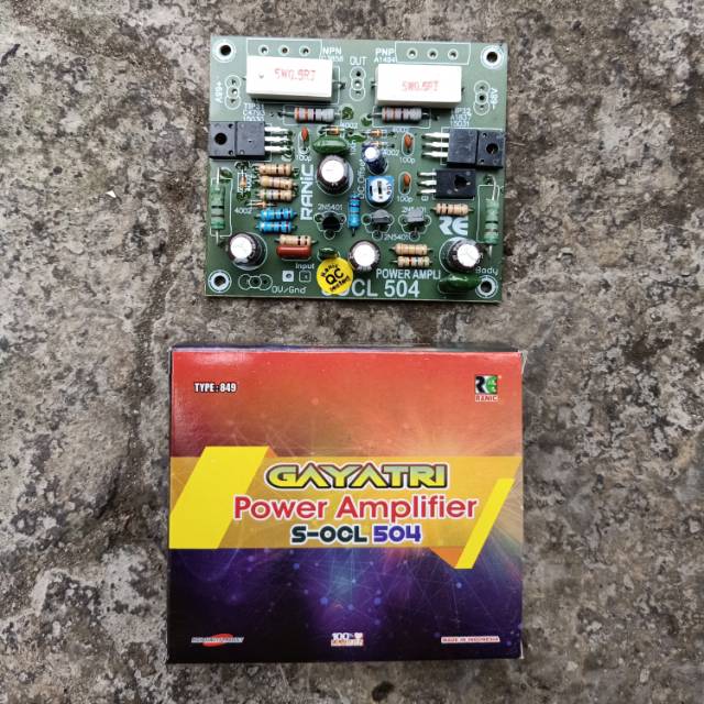 Kit audio driver power socl gayatri kit amplifier rakitan 849
