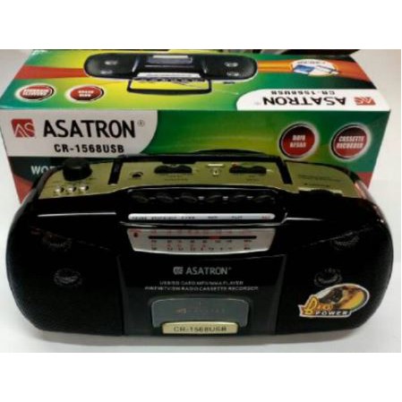 Radio Kaset/Radio Tape Asatron CR 1568 USB 100% ORI