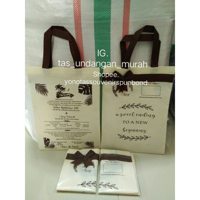 tas pernikahan tas undangan perkawinan undangan tas