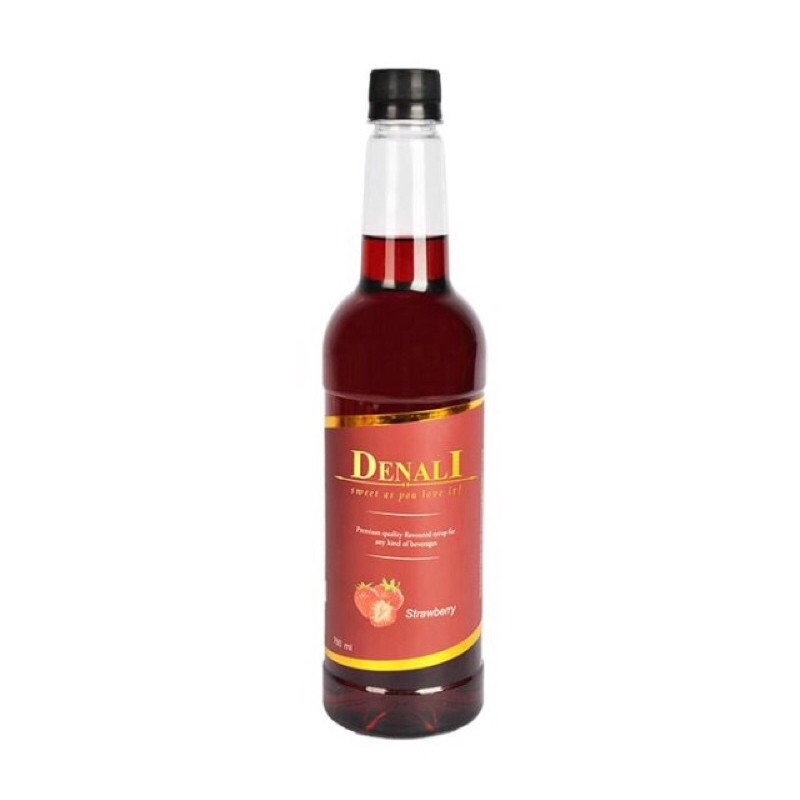 

Denali Sirup Strawberry Flavoured Syrup