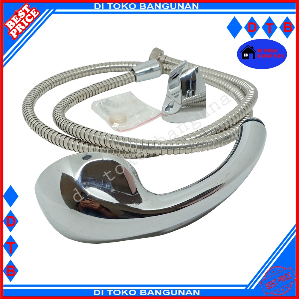 Hand Shower Kamar Mandi Chrome Nikken NK2181 Shower Toilet Set Selang Dan Kepala