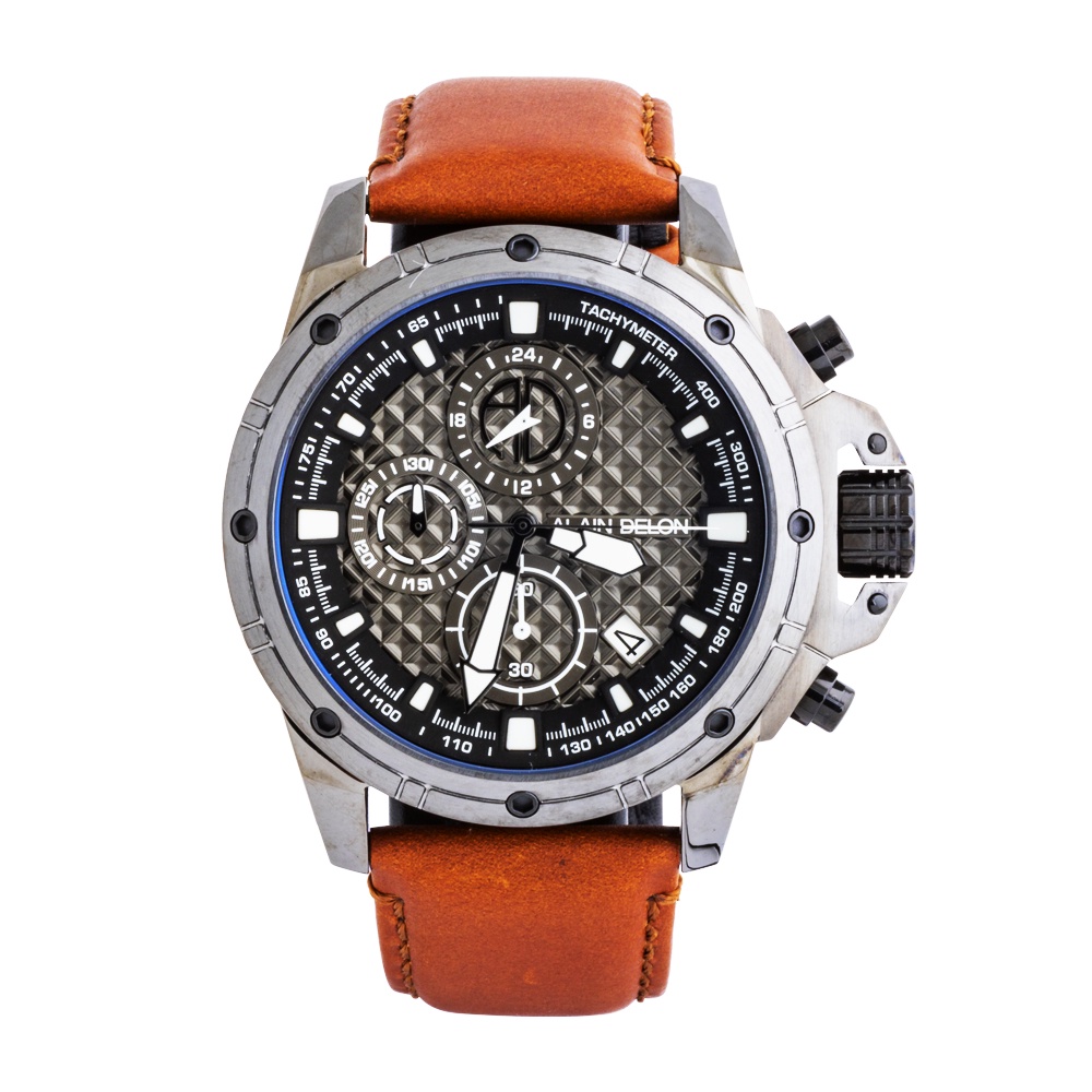 Jam Tangan Alain Delon Jam Tangan Pria AD435-1742C Original