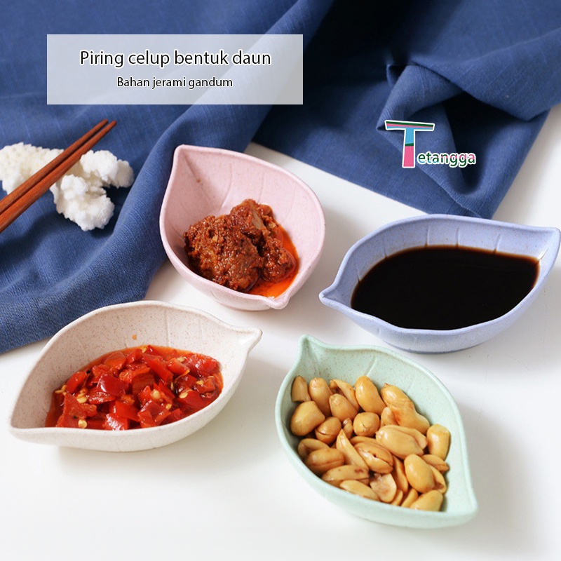 PIRING SAUS MANGKOK DAUN TEMPAT SAMBAL KECAP IMPOR HIGH TEMPAT SAMBAL KECAP