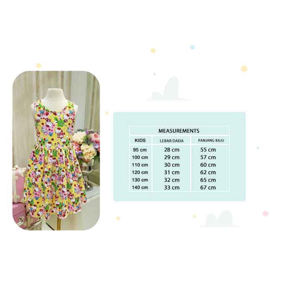 Dress santai anak perempuan HM 67