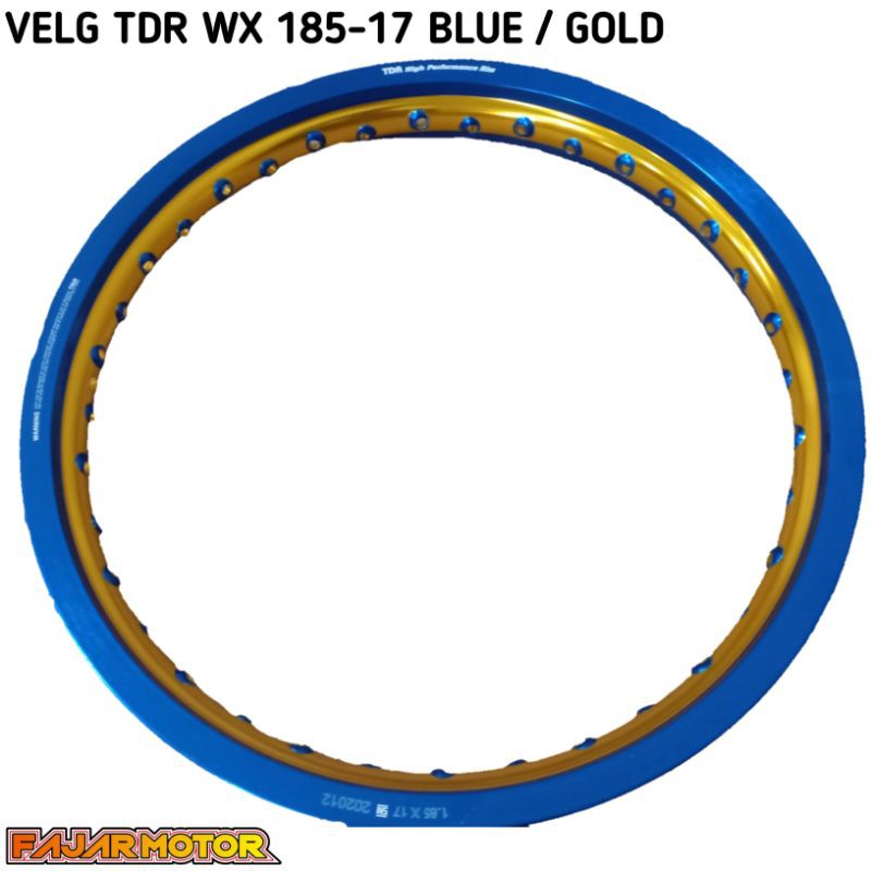 VELG TDR WX SHAPE KOTAK 185 RING 17 2TONE