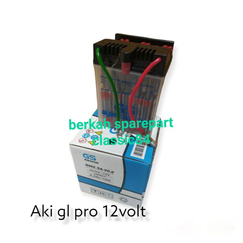 aki basah motor Honda gl pro accu basah gl pro neotech 12 volt