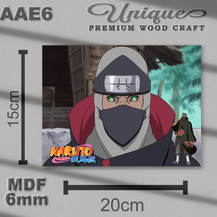 Poster Kayu MDF Akatsuki Naruto - Hiasan Dinding Foto Boruto Anime Manga