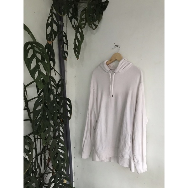 Hodie uniqlo brokn white XL