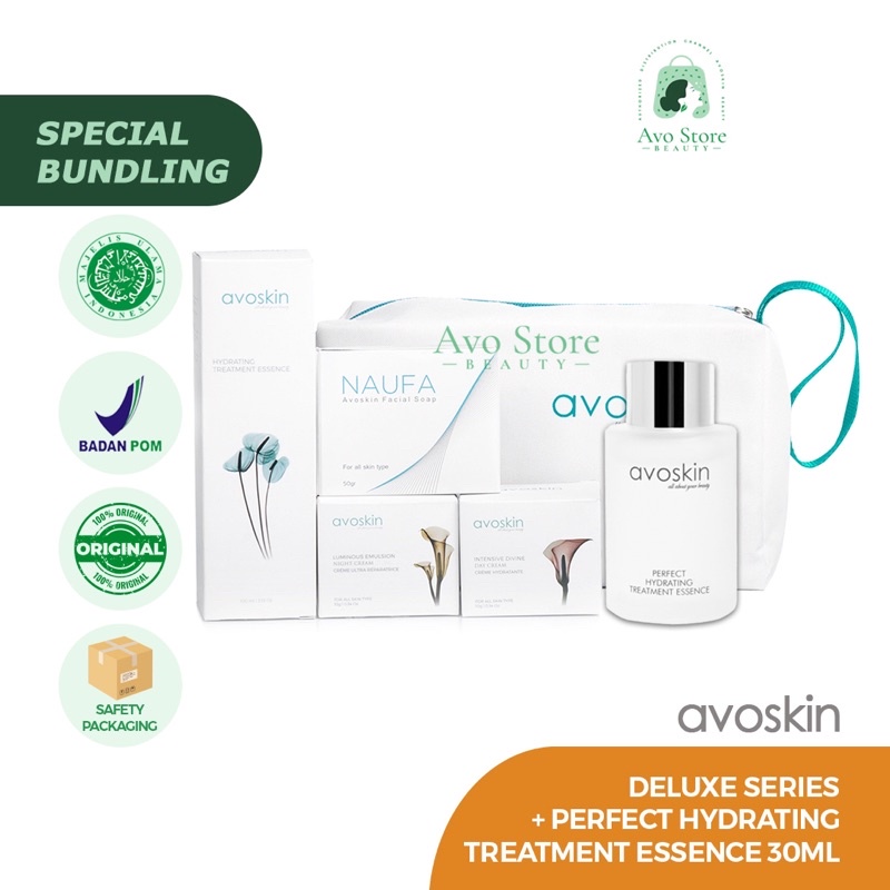 (BUNDLING HEMAT) AVOSKIN Deluxe Series + PHTE 30ml [ Moisturizer / Hydrating ]