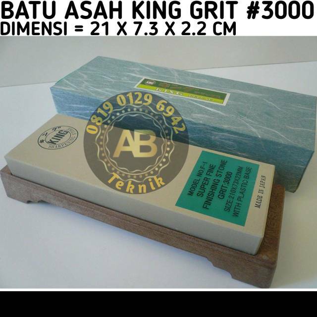 Batu Asah Original KING Deluxe Grit 3000 Made In Japan Batu asahan pisau