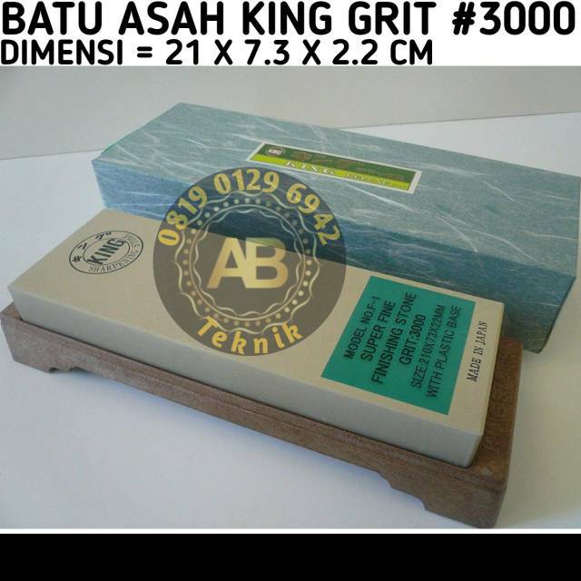 Batu Asah Original KING Deluxe Grit 3000 Made In Japan Batu asahan pisau