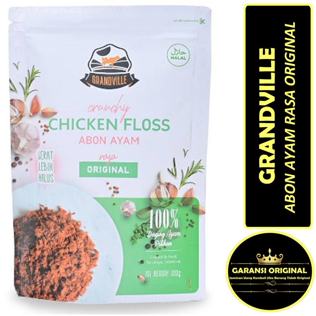 

Grandville Abon Ayam Rasa Original Dan Pedas 100gr